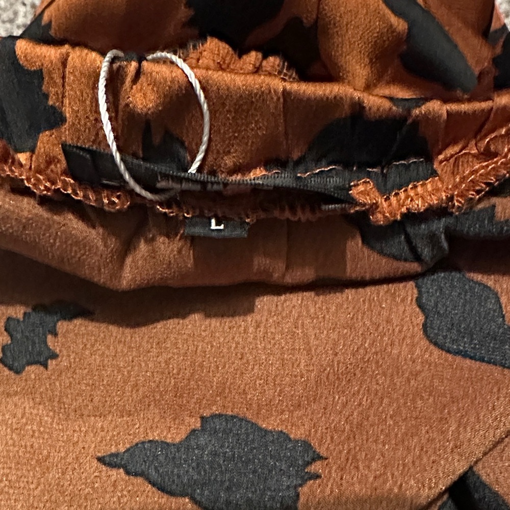 NWOT Leopard Ruffle Maxi Skirt - Picture 3 of 4